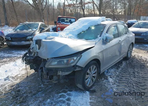 2013 Honda Accord Sdn Ex-L из США, поврежденный, VIN 1HGCR2F83DA136118